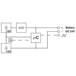Batteria accumulatore di energia piombo ups-bat/vrla/24dc/3.4ah modulo 2320306