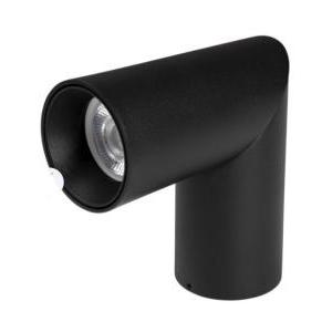 Spotlight fixture aluminium adjustable black gu10- 2028