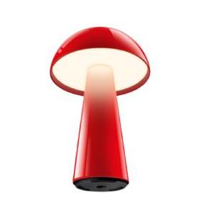 Lampada  da tavolo coco ricaricabile base pg rossa 1.50w corog-152527