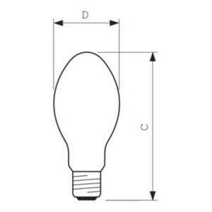Lampadina dimmerabile bianco e27 luce calda son 50w 220v i e27 lampada ad alta pressione a vapori di sodio 50.0 w