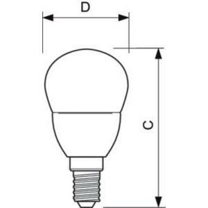 Lampada a led/multi led lampadina corepro lustre nd 5.5-40w e14 827 p corepro ledcandle  a+ corelus40e14c
