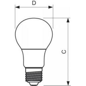 Lampada lampadina a led/multi led professionale corepro ledbulb 9.5-60w 840 e27  a+ risparmio energetico