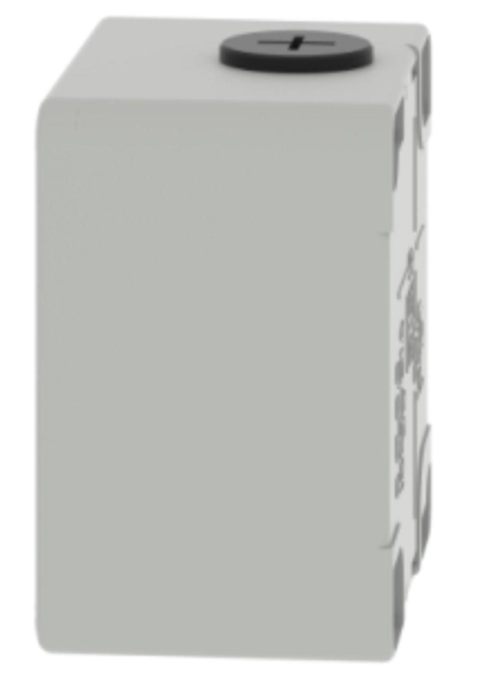 schneider schneider pulsantiera in metallo grigia 1 foro 22 mm xapd1201