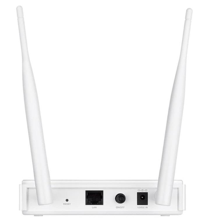 d-link d-link access point wi-fi 4 802.11n 2.4ghz no poe due antenne esterne da 5 db, bianco dap-2020