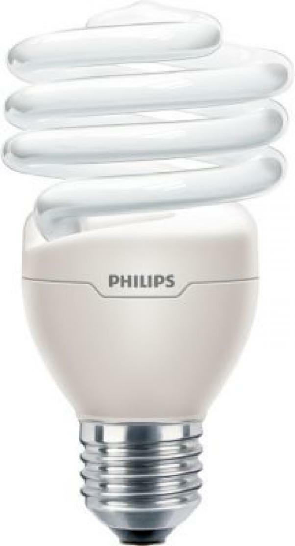 philips philips lampada fluorescente compatta con alimentatore integrato tornado spiral 23w ww e27 220-240v tornado t2 mtor12y23