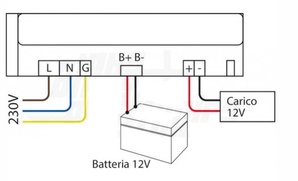 alpha elettronica alpha elettronica alimentatore switch 12.5-17v 40w con caricabatteria 13.8v
