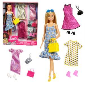 Bambola  barbie fashion con cambio abiti e scarpe