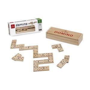 Giochi da tavolo  domino in legno con scatola