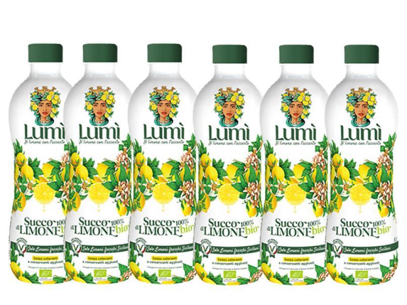 Succo di limone Lumi BIO 100% naturale 6 bottiglie da 1Lt