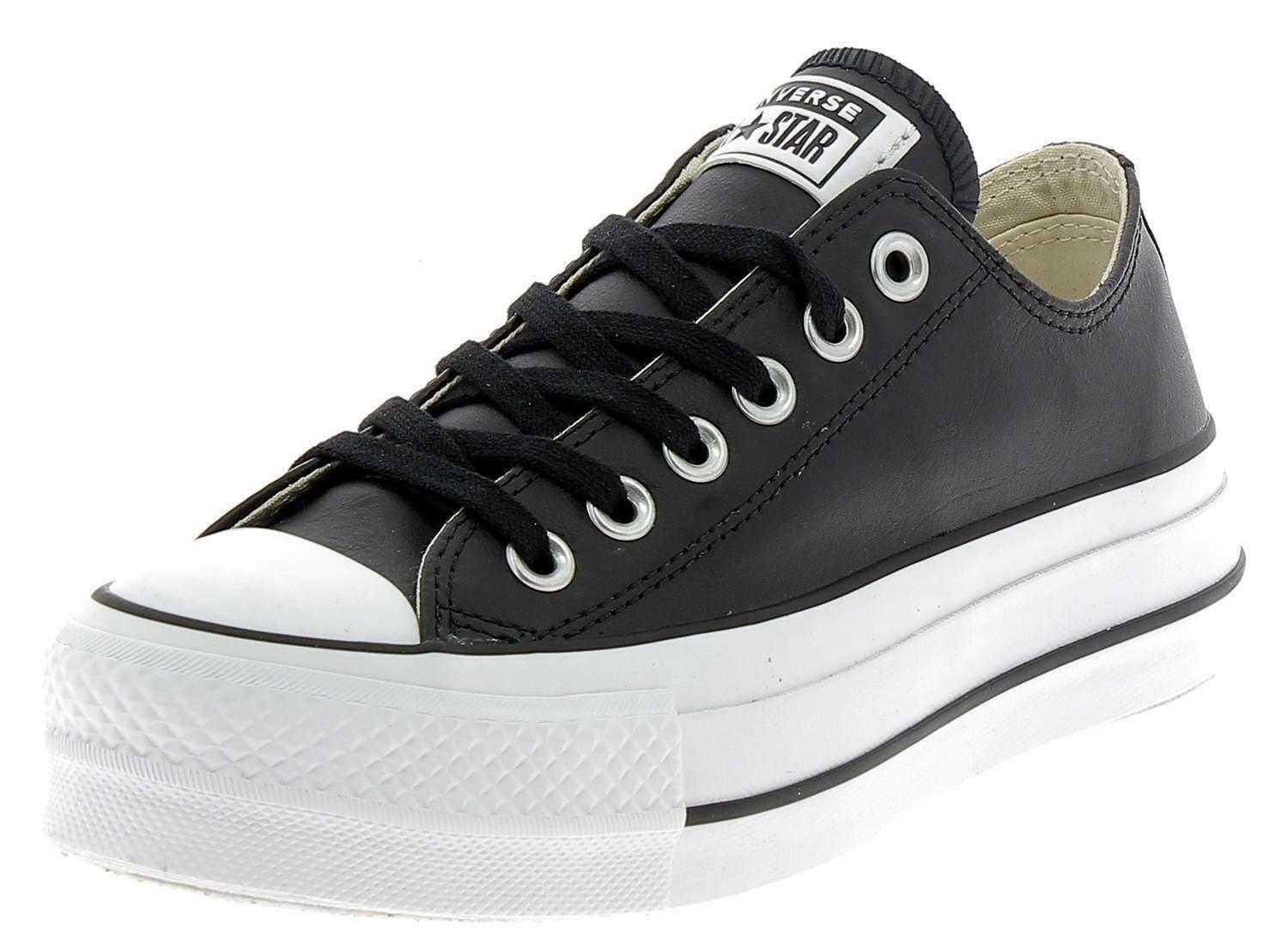 converse nero pelle converse nero pelle