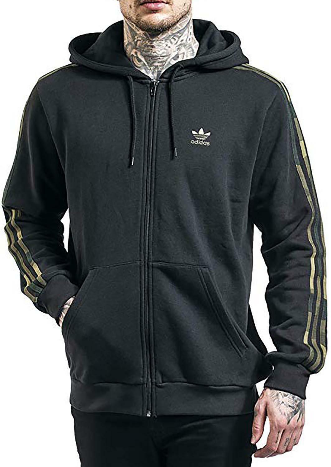 ADIDAS ADIDAS CAMO FZ SCHWARZ HERREN JACKE FM3354 | eBay