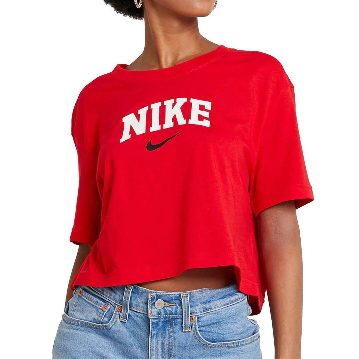 t shirt nike rouge femme