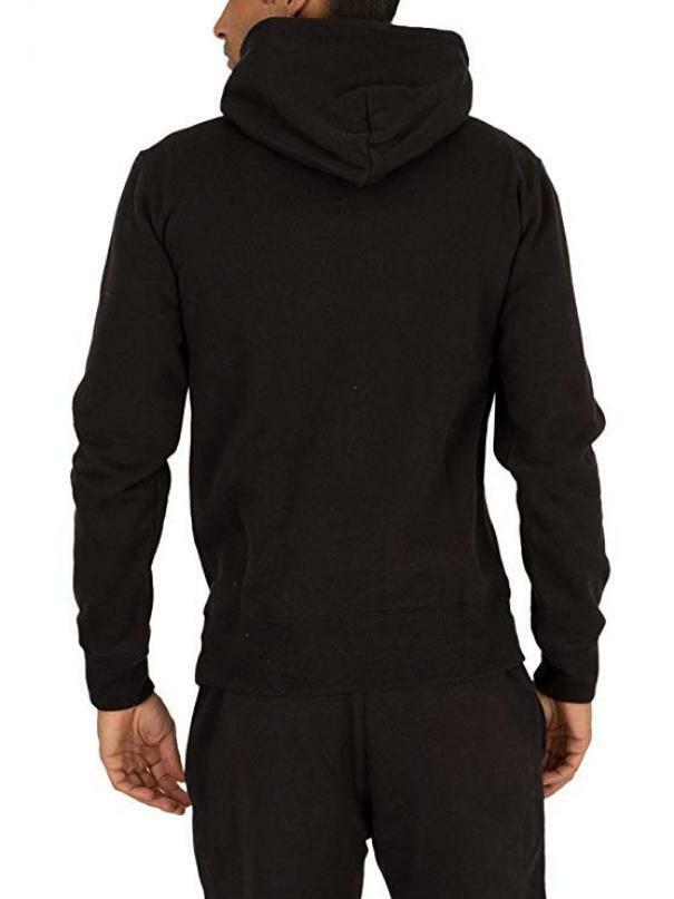 CHAMPION MAN/'S BLACK HOODIE 213498KK001
