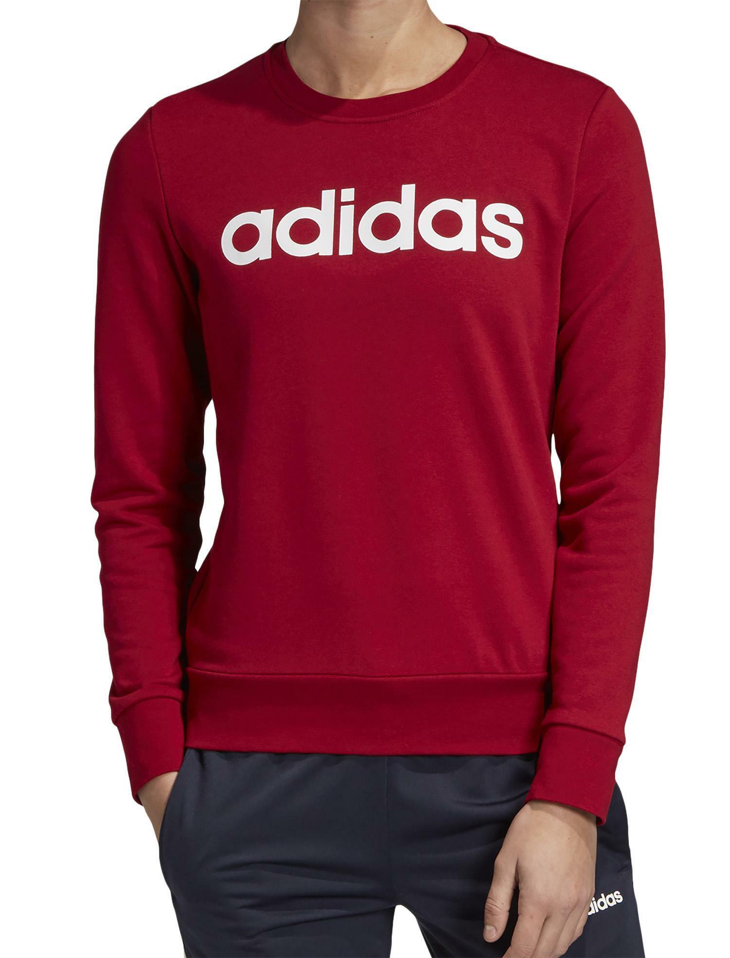 felpa rossa adidas