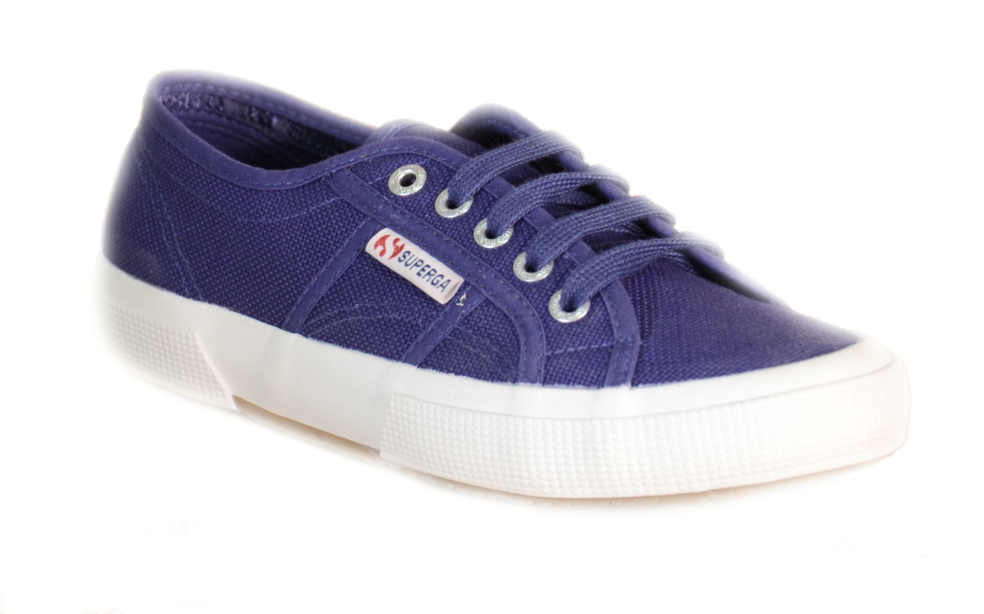 scarpe superga tela blu