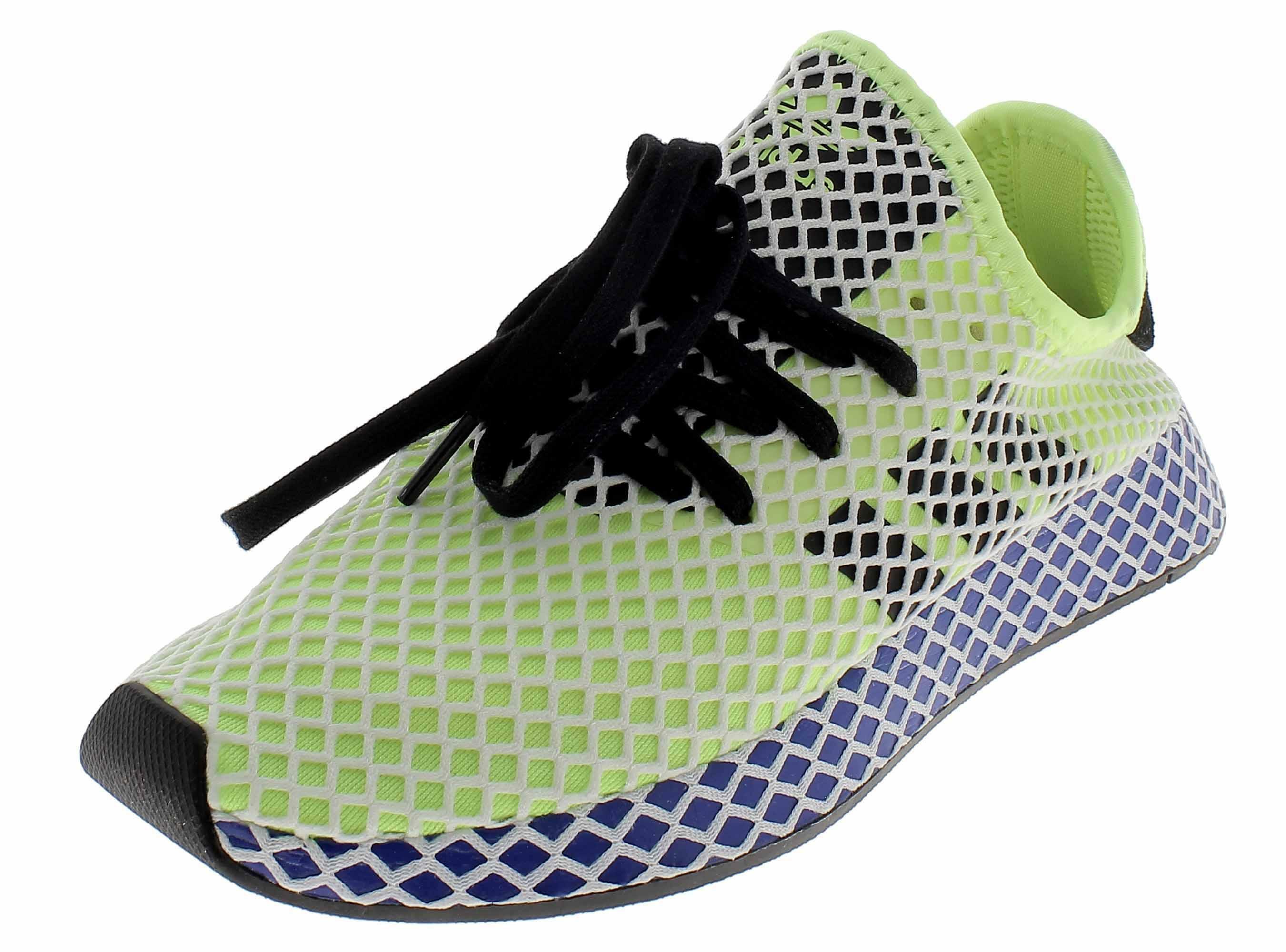 Adidas Deerupt Runner Zapatos Deportivos Para Hombre Amarillo Fluo