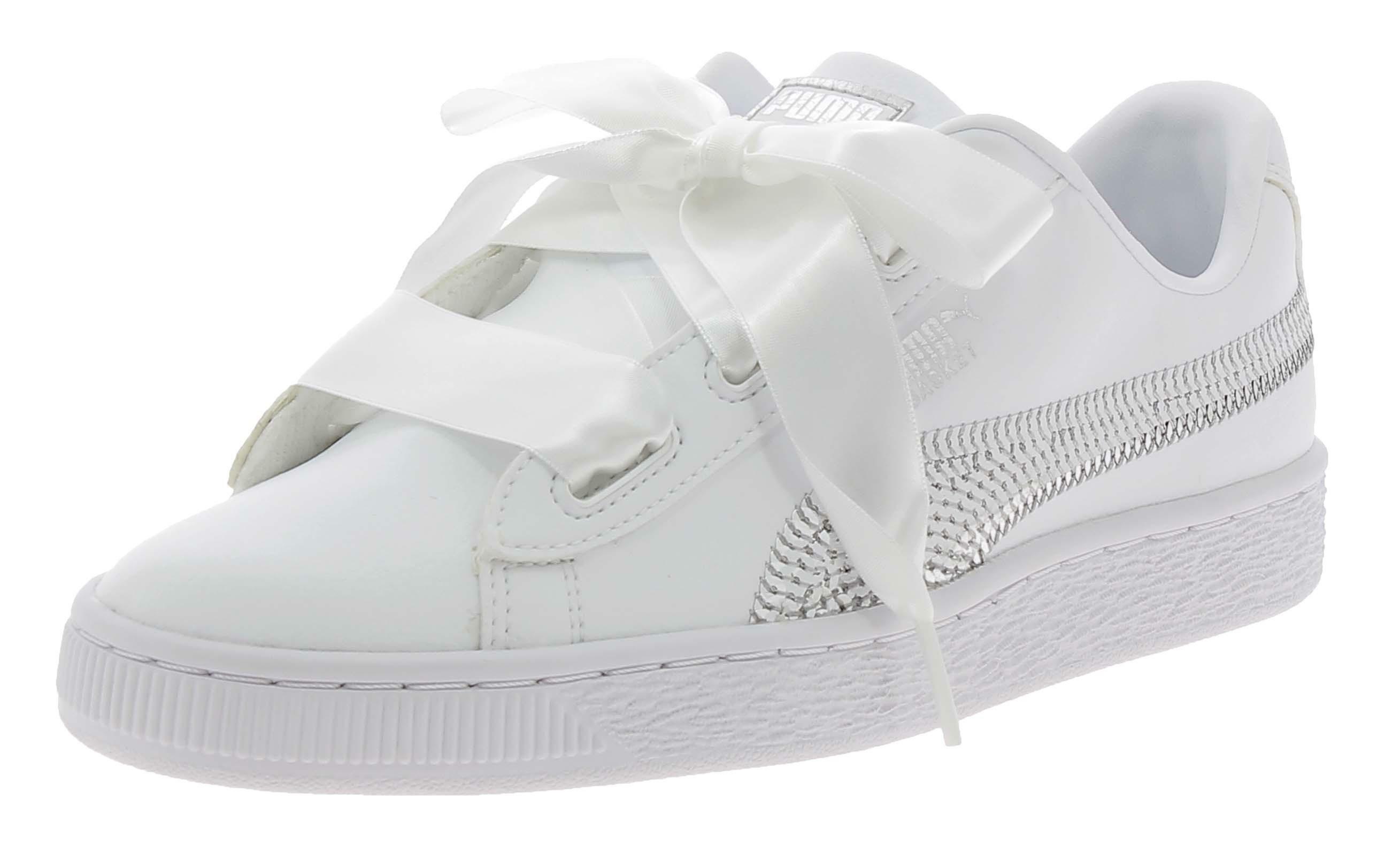puma basket heart bianche puma basket heart bianche