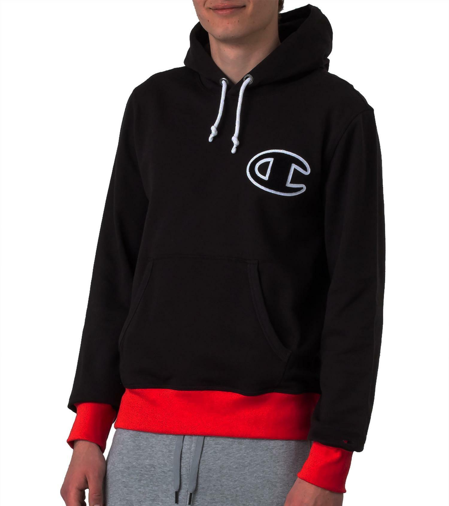 felpa champion uomo nera