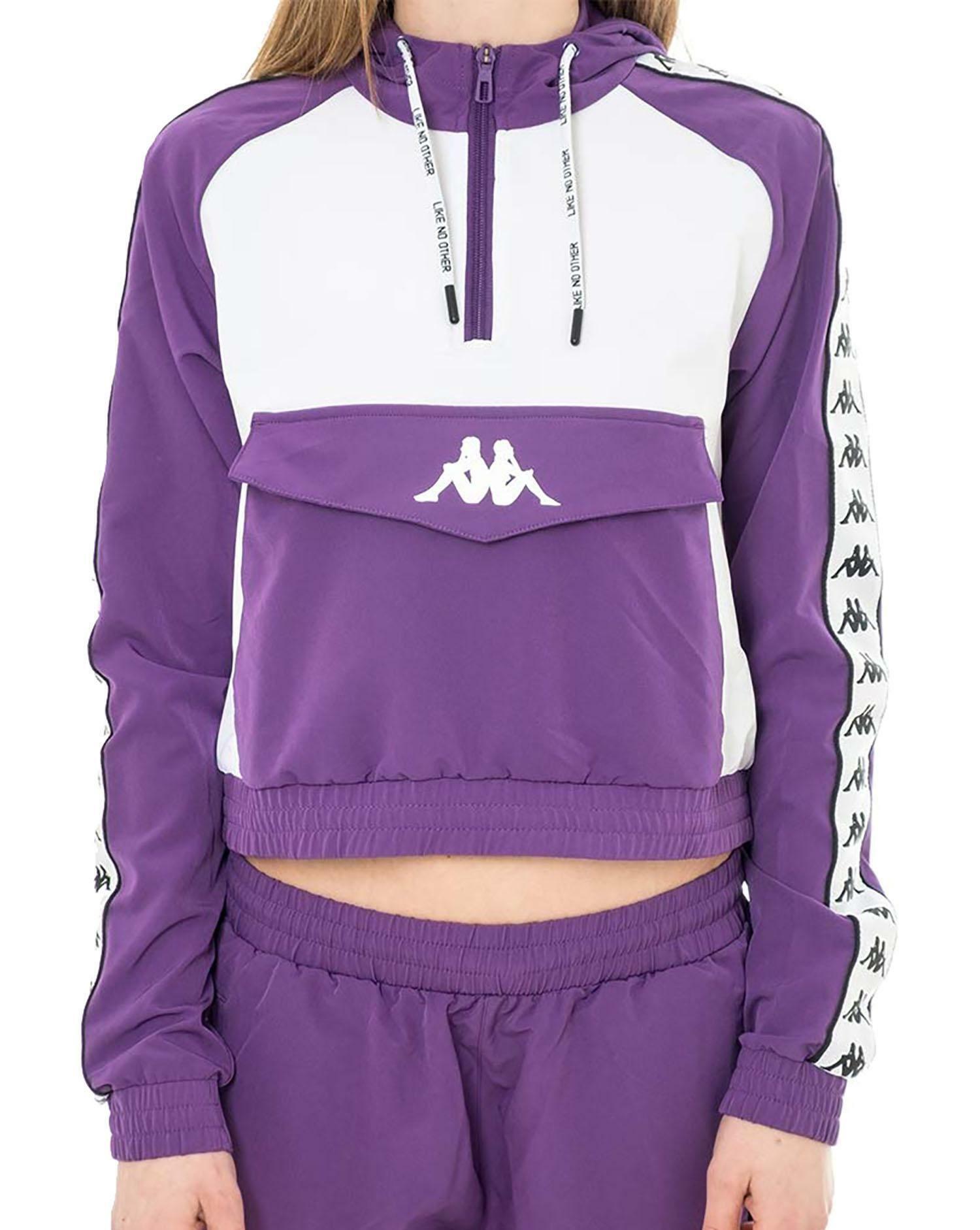 felpa grigia kappa donna