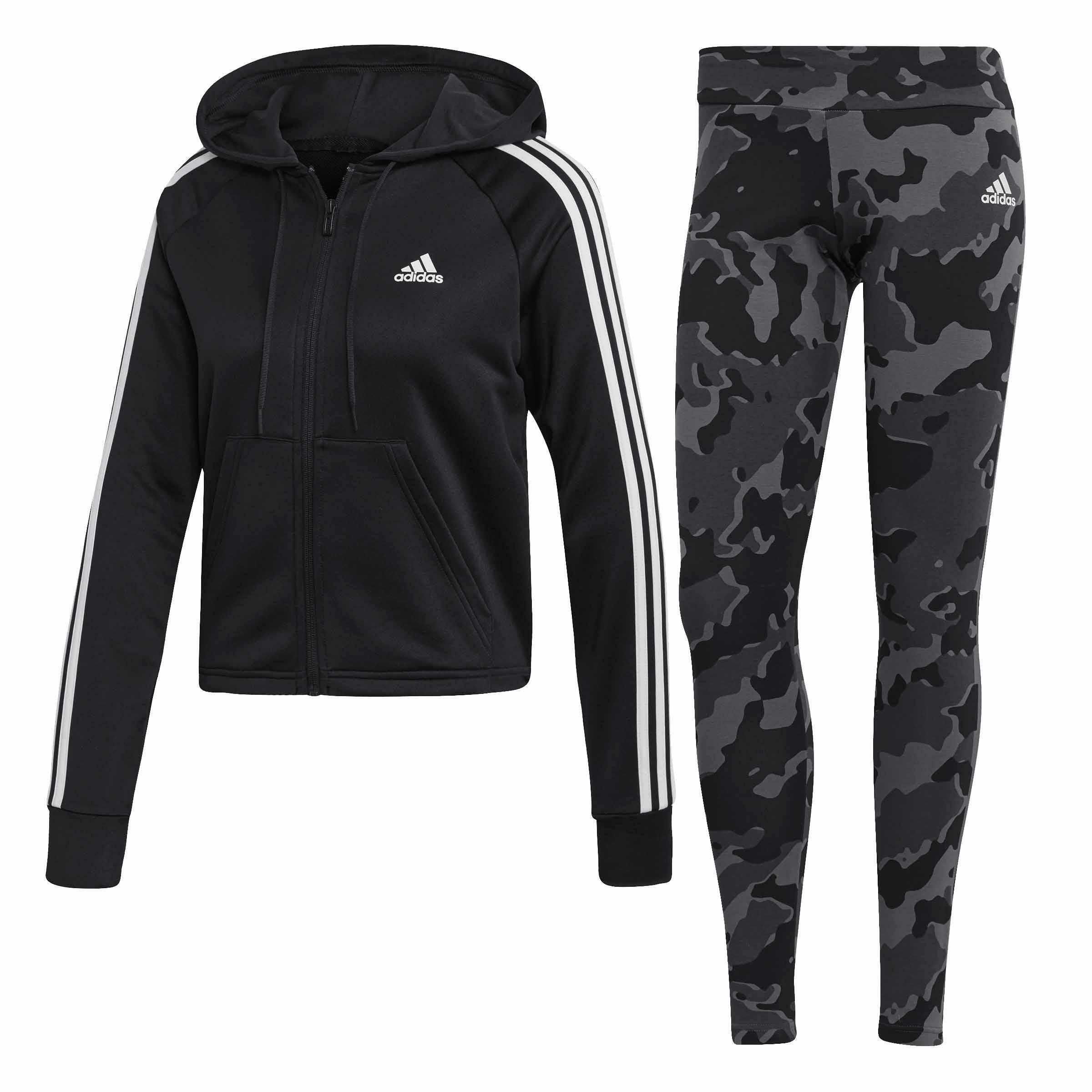 tuta donna adidas nera