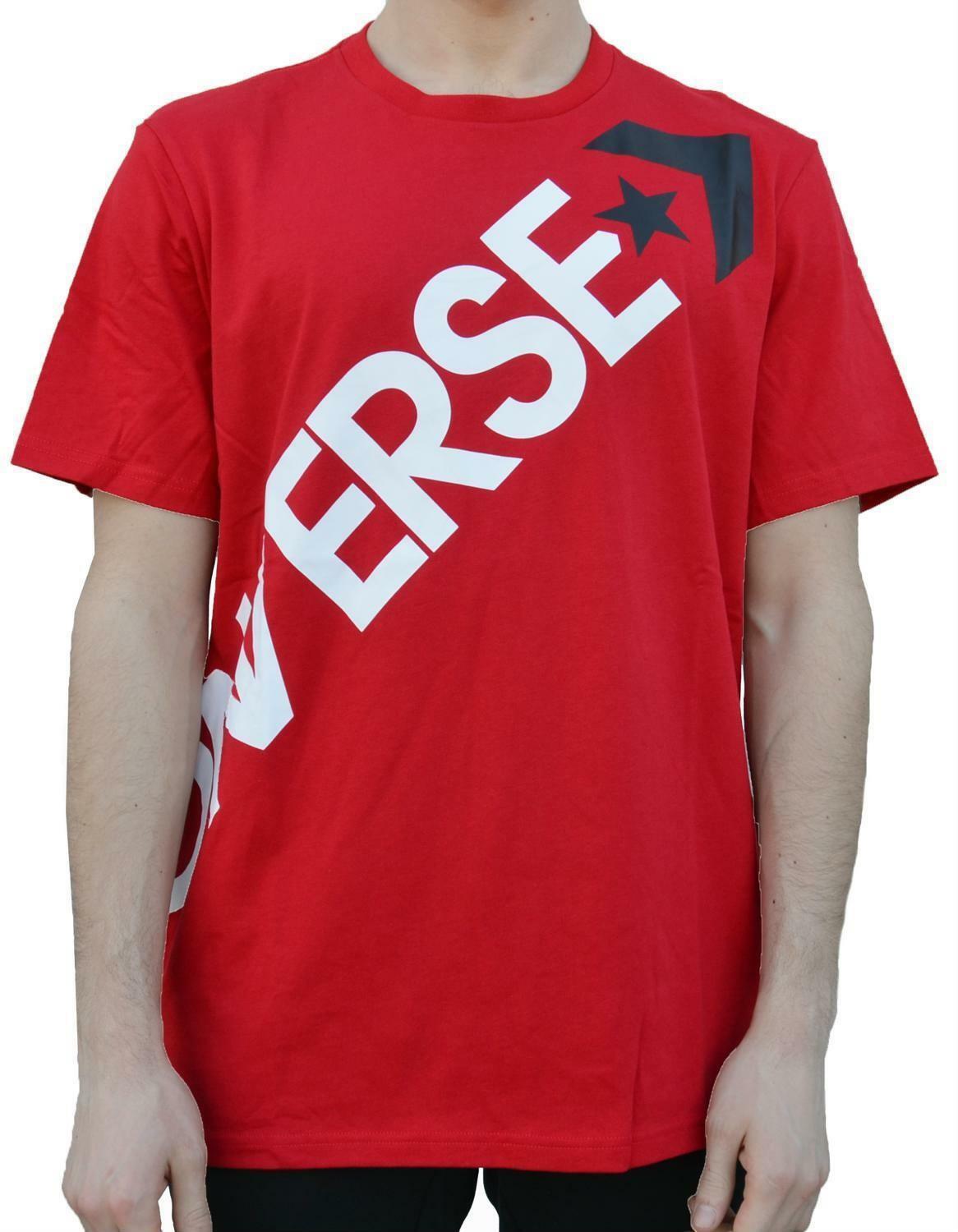 t shirt converse homme rouge