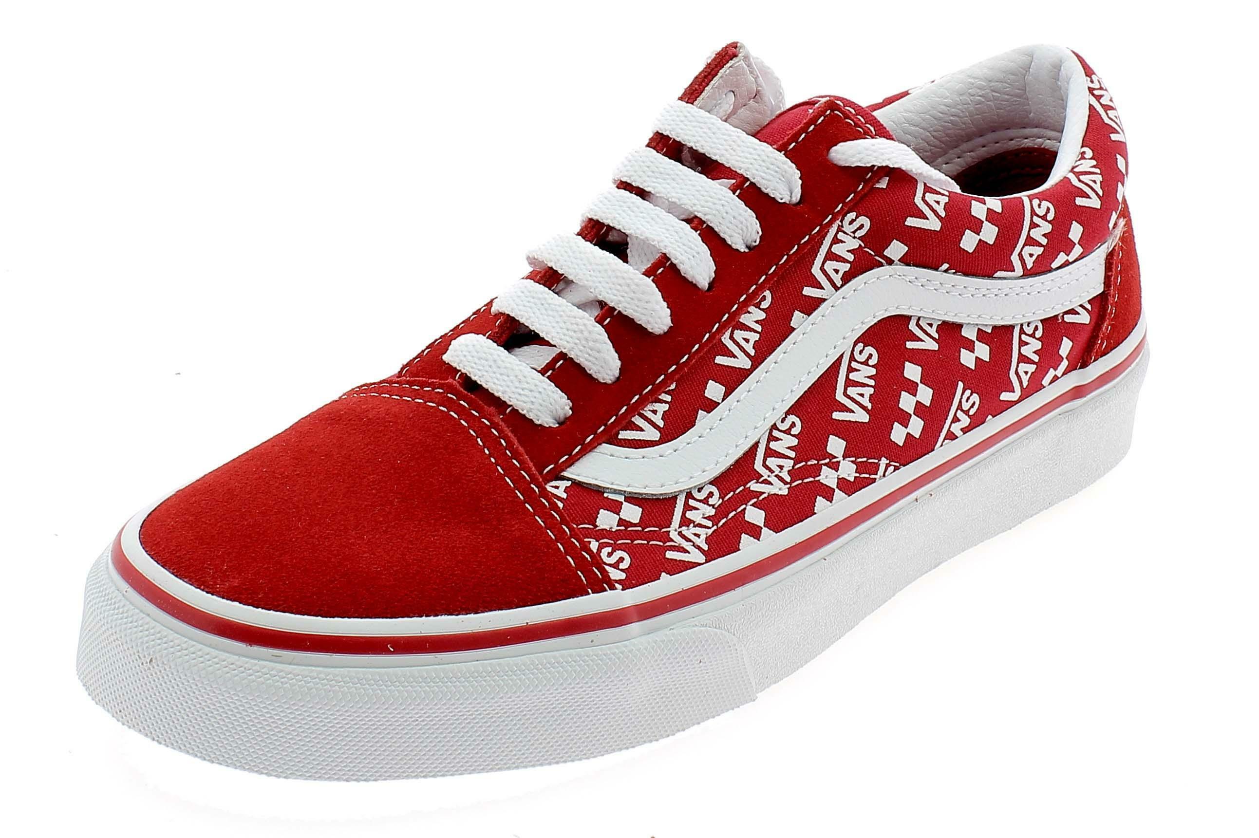 scarpe vans rosse