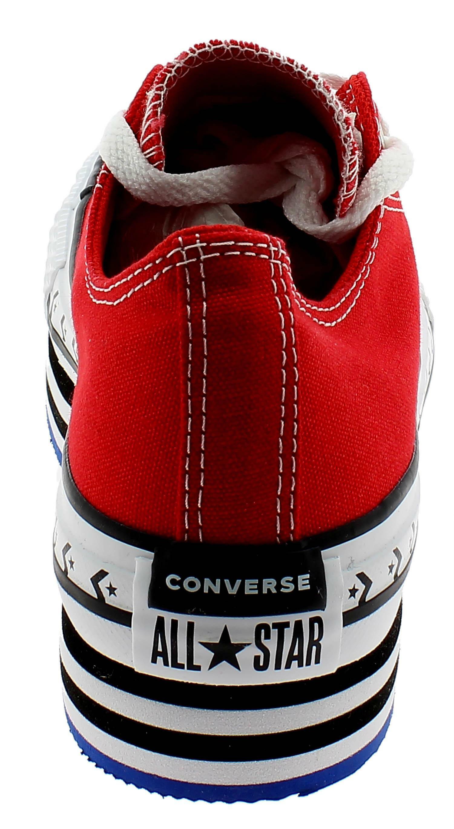 converse platform donna rosso