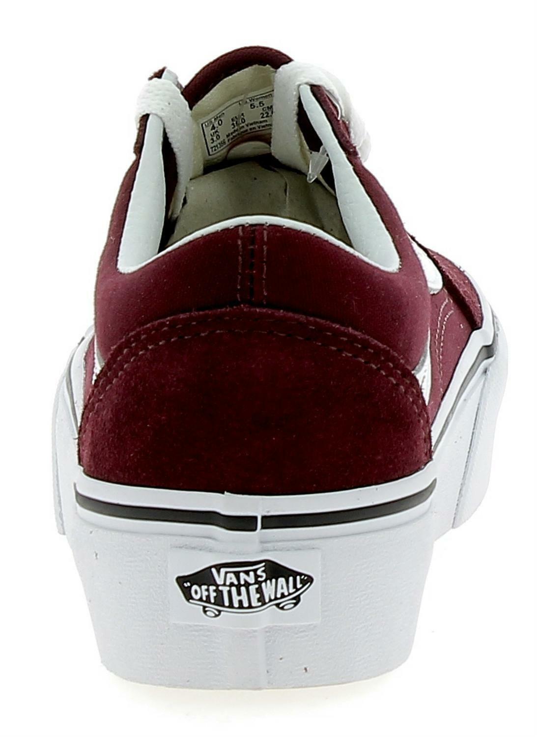 vans mujer burdeos con plataforma 2vans mujer burdeos con plataforma