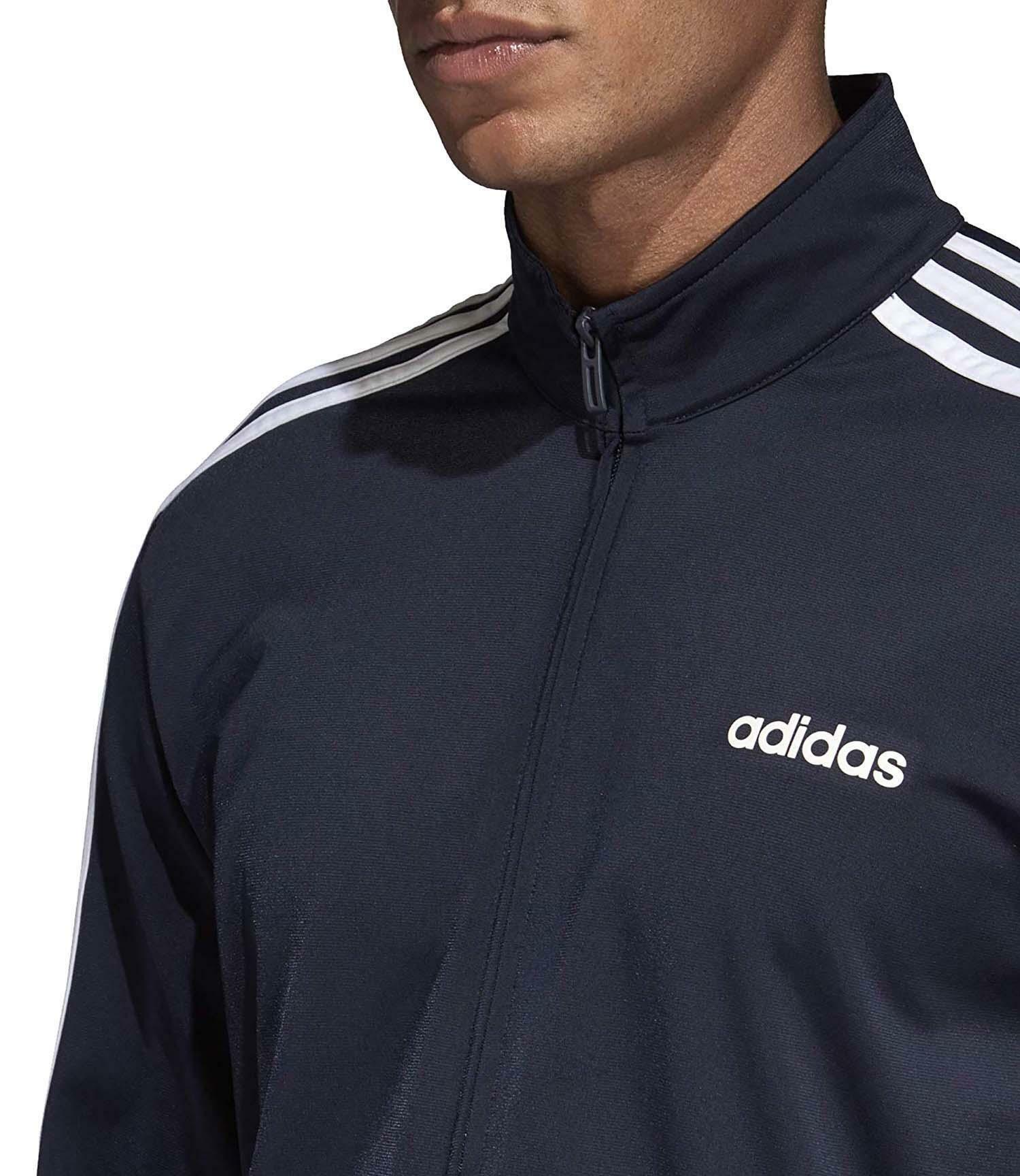 Adidas 3S (DU0445) dunkelblau TRIC TT E Trainingsjacke Adidas 3S (DU0445) dunkelblau TRIC TT E Trainingsjacke