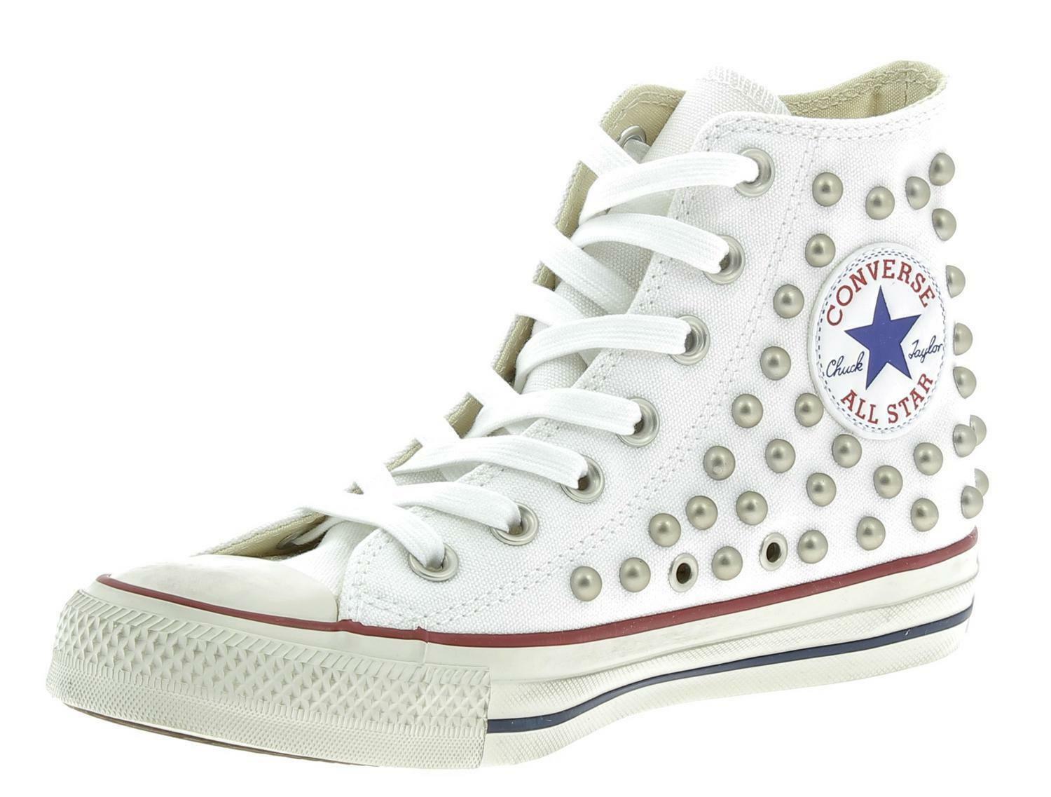 converse donna borchie bianche converse donna borchie bianche