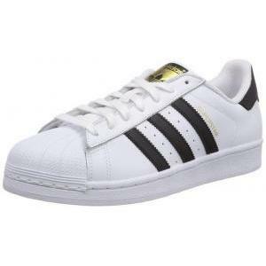 Adidas superstar scarpe bianche uomo pelle c77124