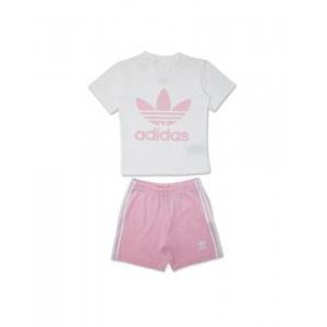 Adidas originals tuta adidas hc9507 bambina bianca