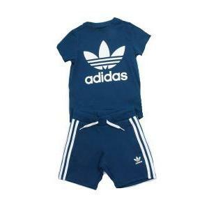 Adidas short tee set completino bambino blu dv2851