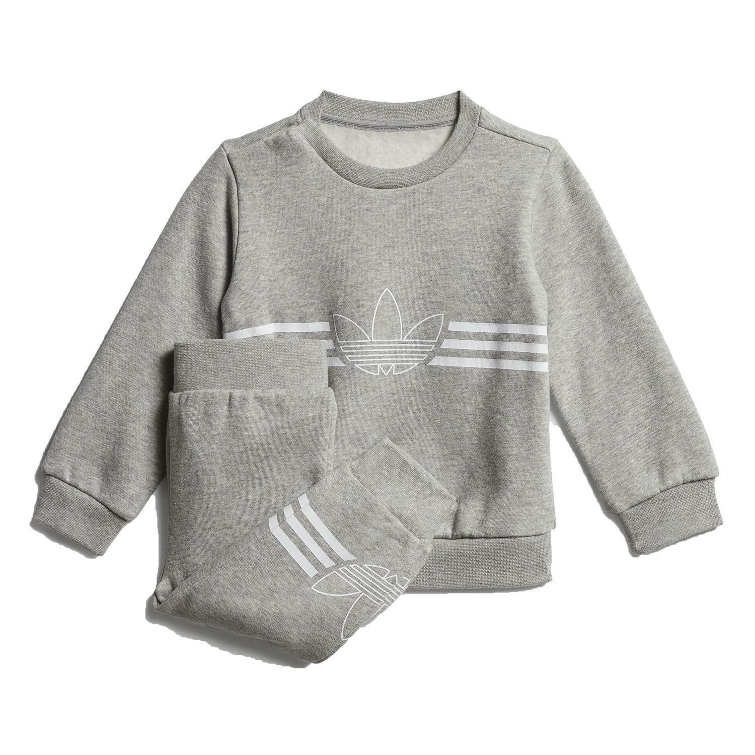 felpa adidas bambino grigio