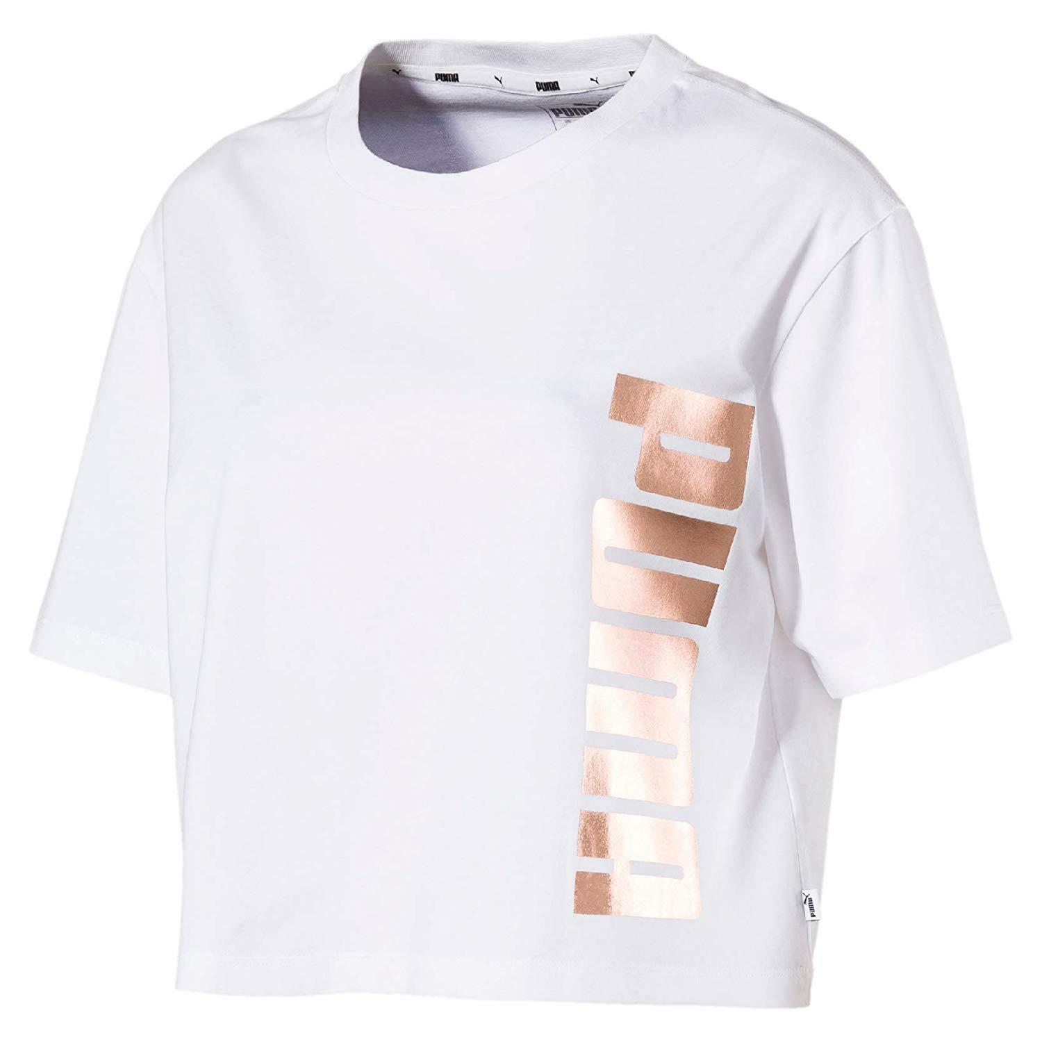maglietta puma bianca donna