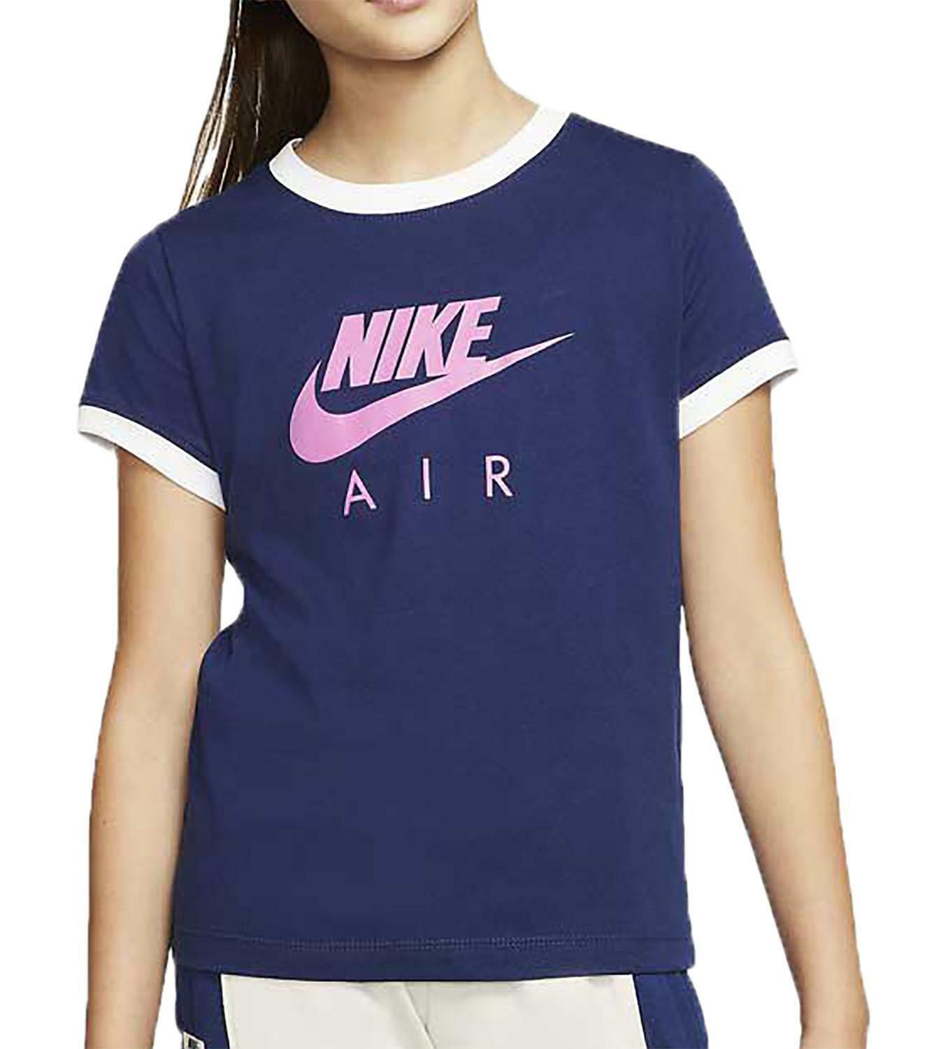 t shirt nike bambino blu