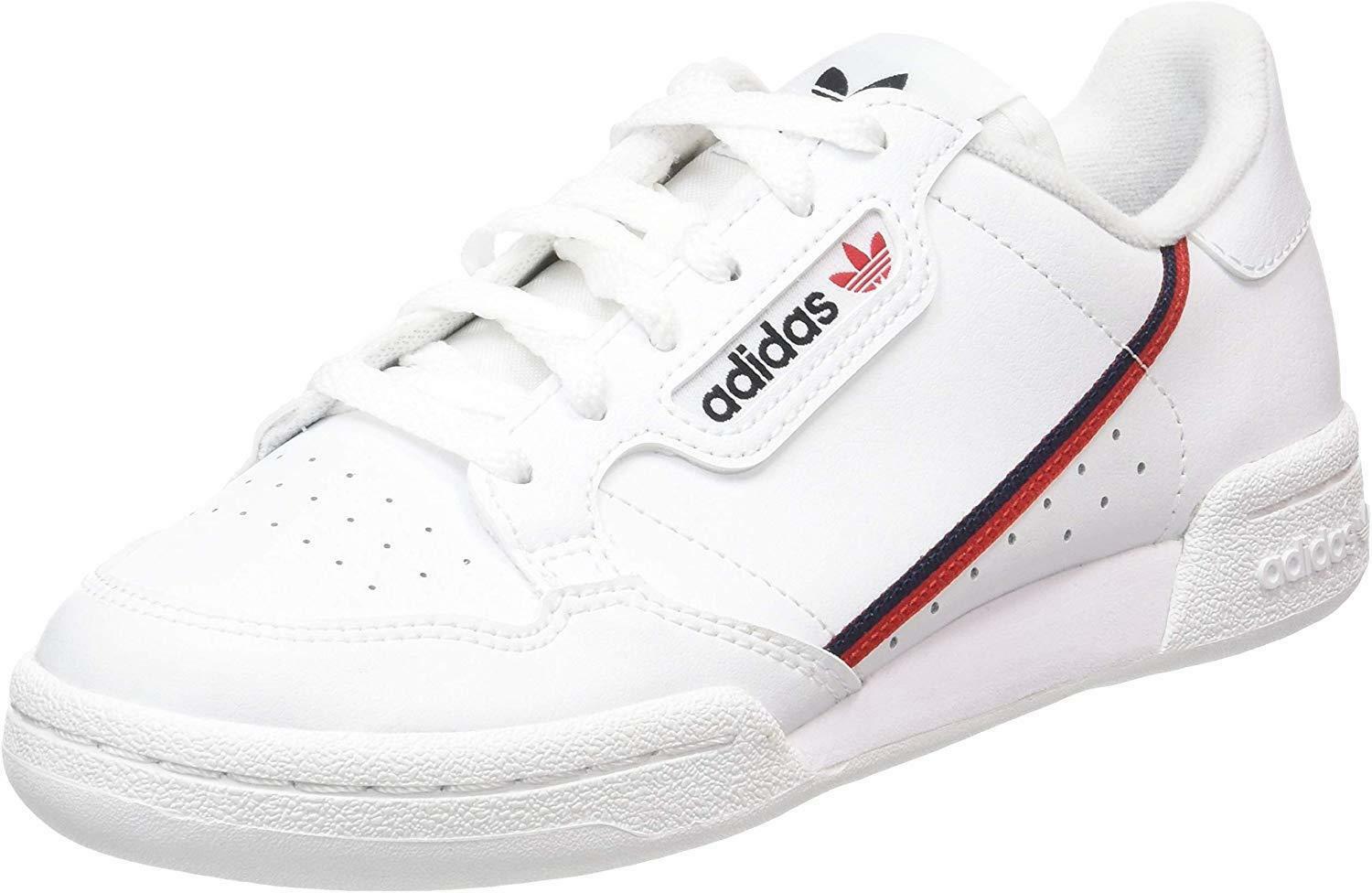 adidas originals adidas continental 80 j scarpe sportive bambino bianche f99787