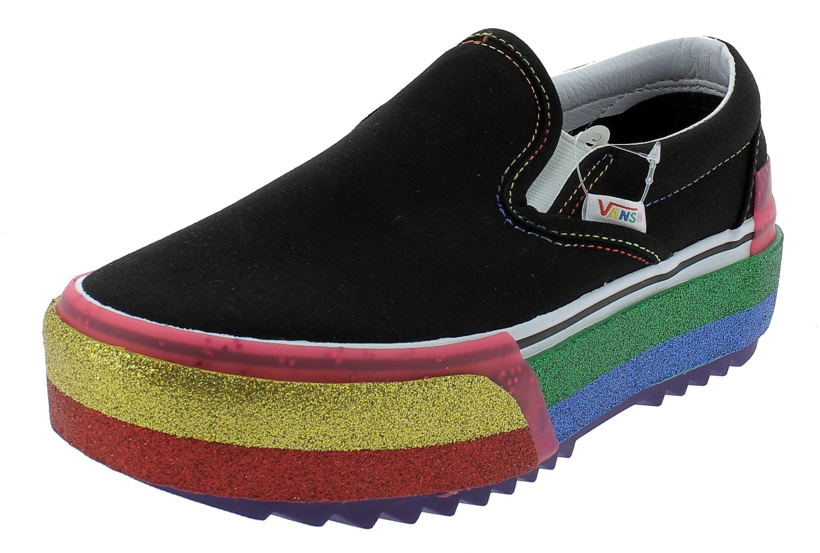 vans slip on donna nere