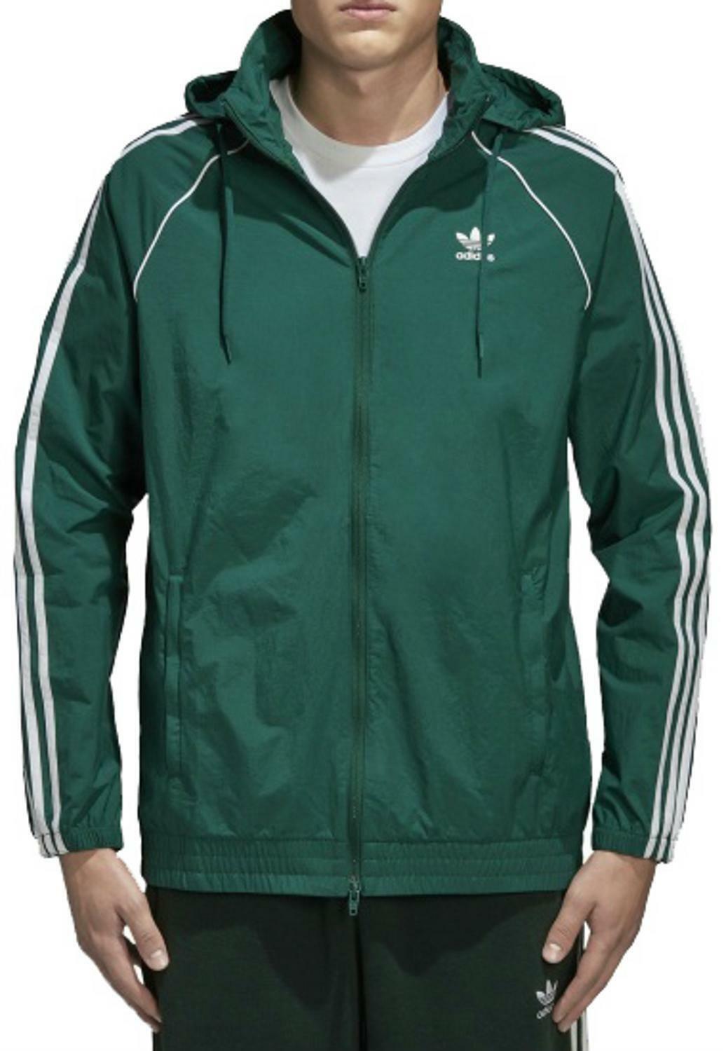adidas adidas originals superstar windbreaker giacchetto uomo verde cw1311