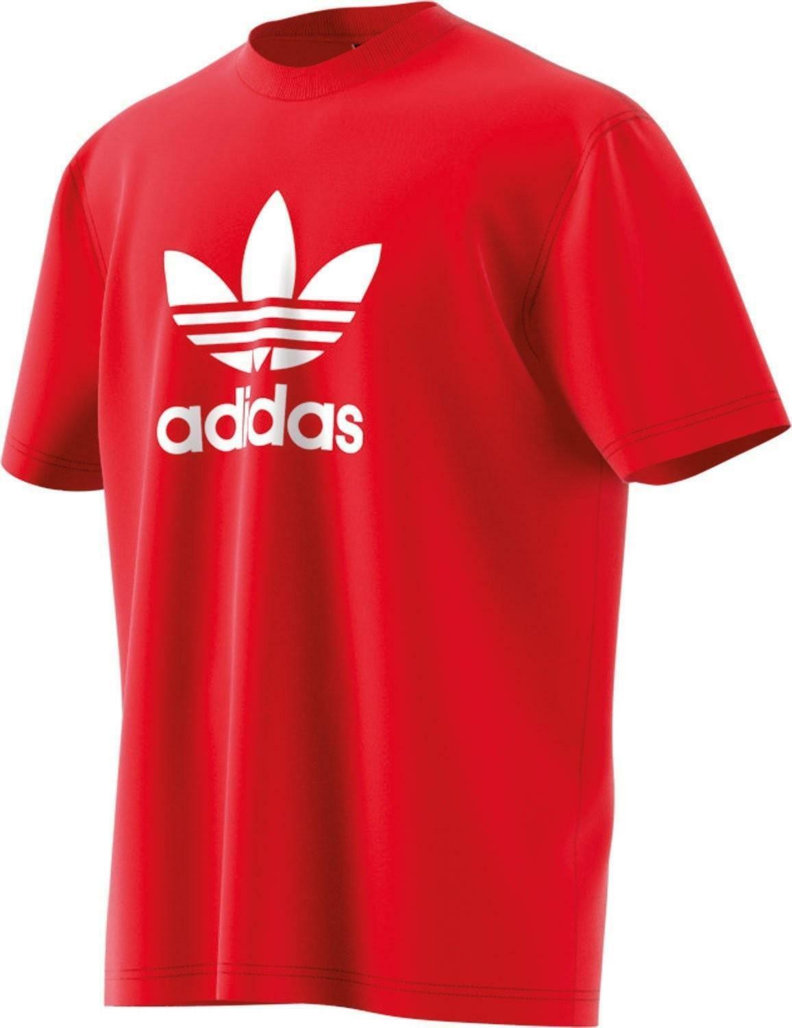 adidas originals adidas originals trefoil t-shirt uomo rossa cx1895