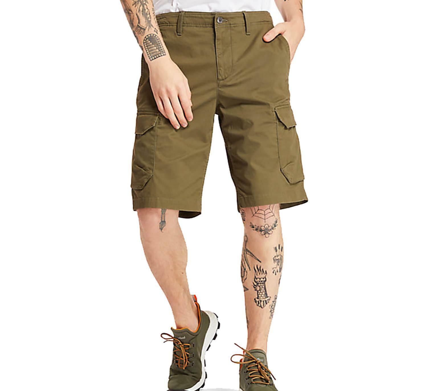 Timberland pantaloncini uomo verdi tb0a297ta58