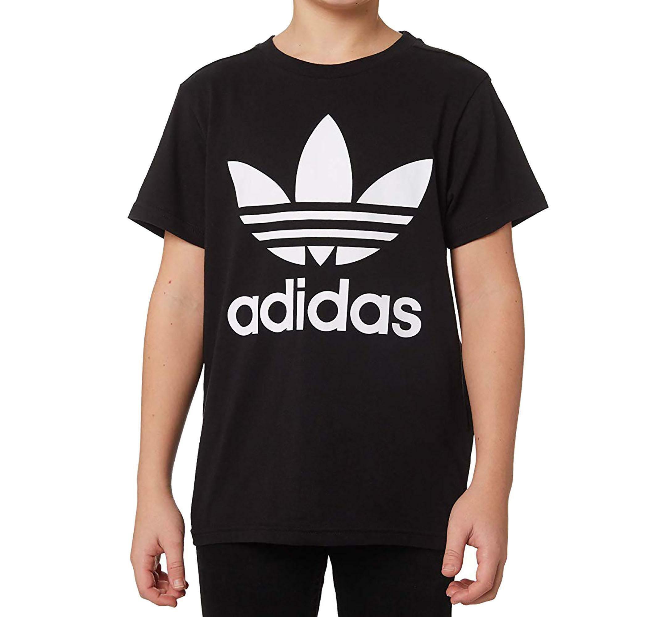 Adidas t-shirt bambino nera dv2905