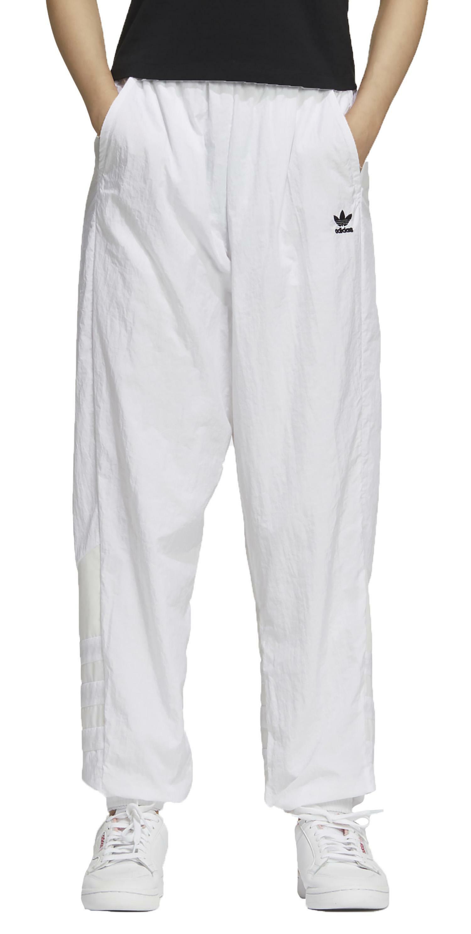 Adidas lrg logo tp pantaloni donna bianchi fm2586