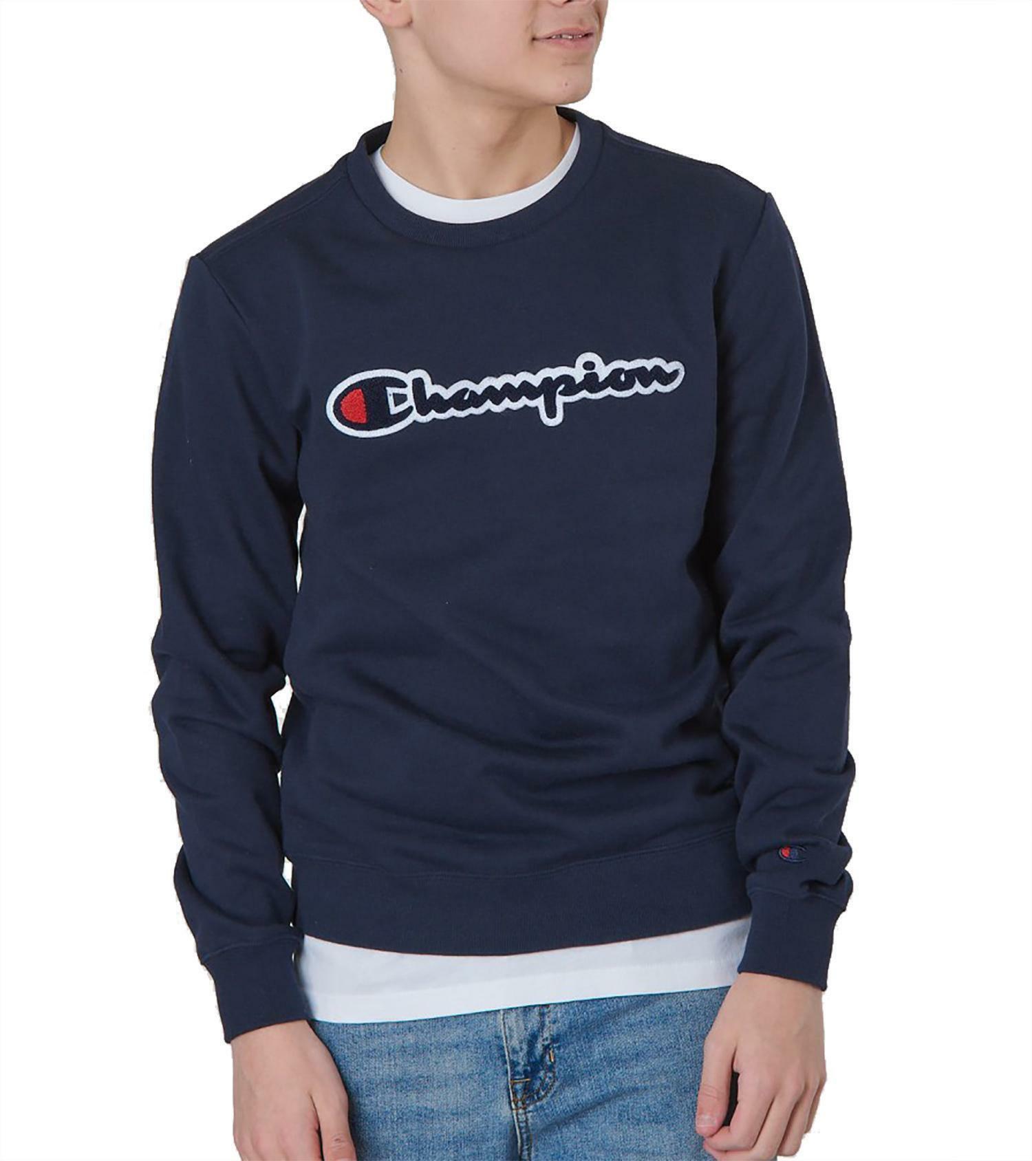 Champion felpa bambino blu 304972bs501