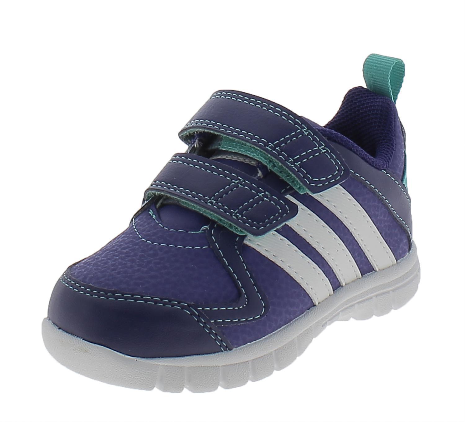 Adidas sta fluid 3 cf i scarpe bambina viola pelle strappi m25492 تباسكو