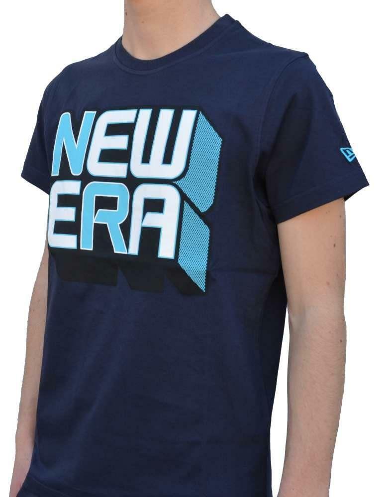 new era new era mesh stack navy t-shirt uomo blu