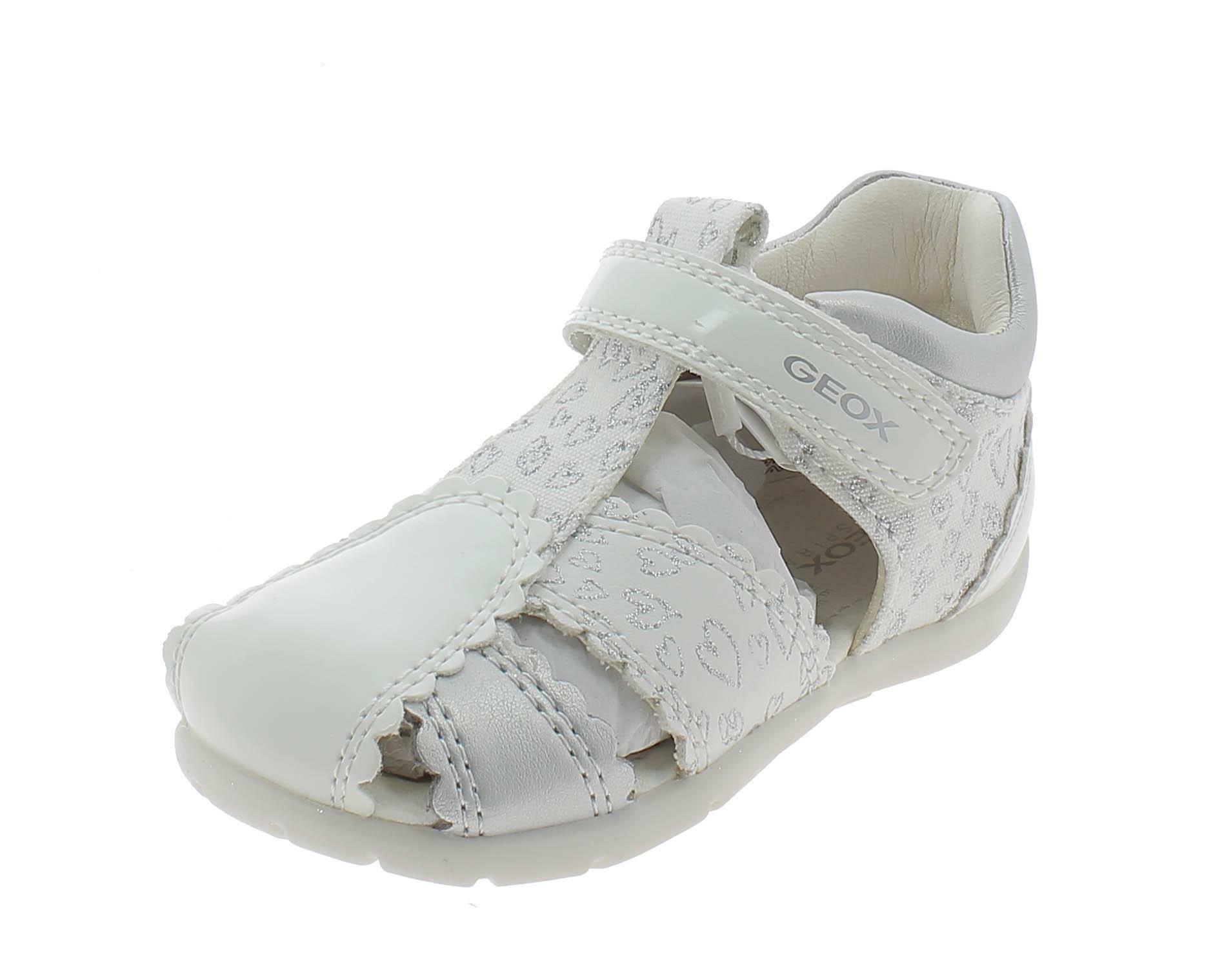 Sandaletti geox b elthan b151qcc0007 bambina bianchi