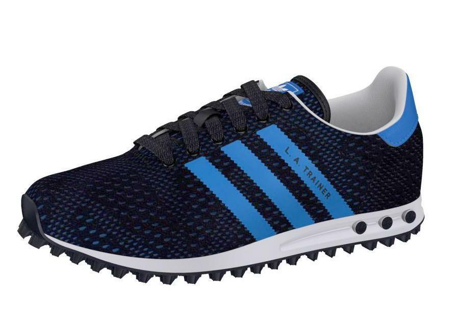adidas adidas la trainer em k scarpe sportive tela blu s78983