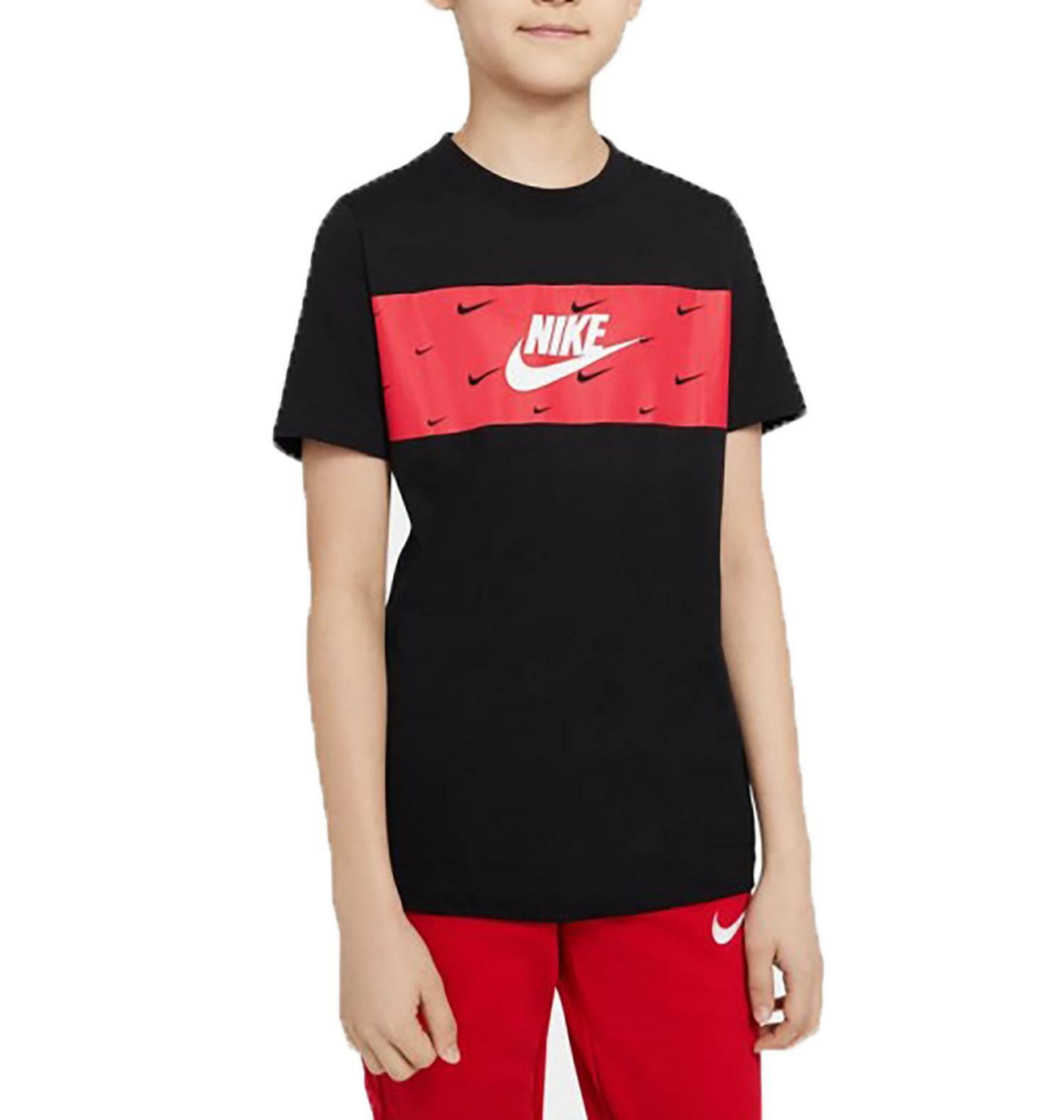 t shirt nike bambino nere