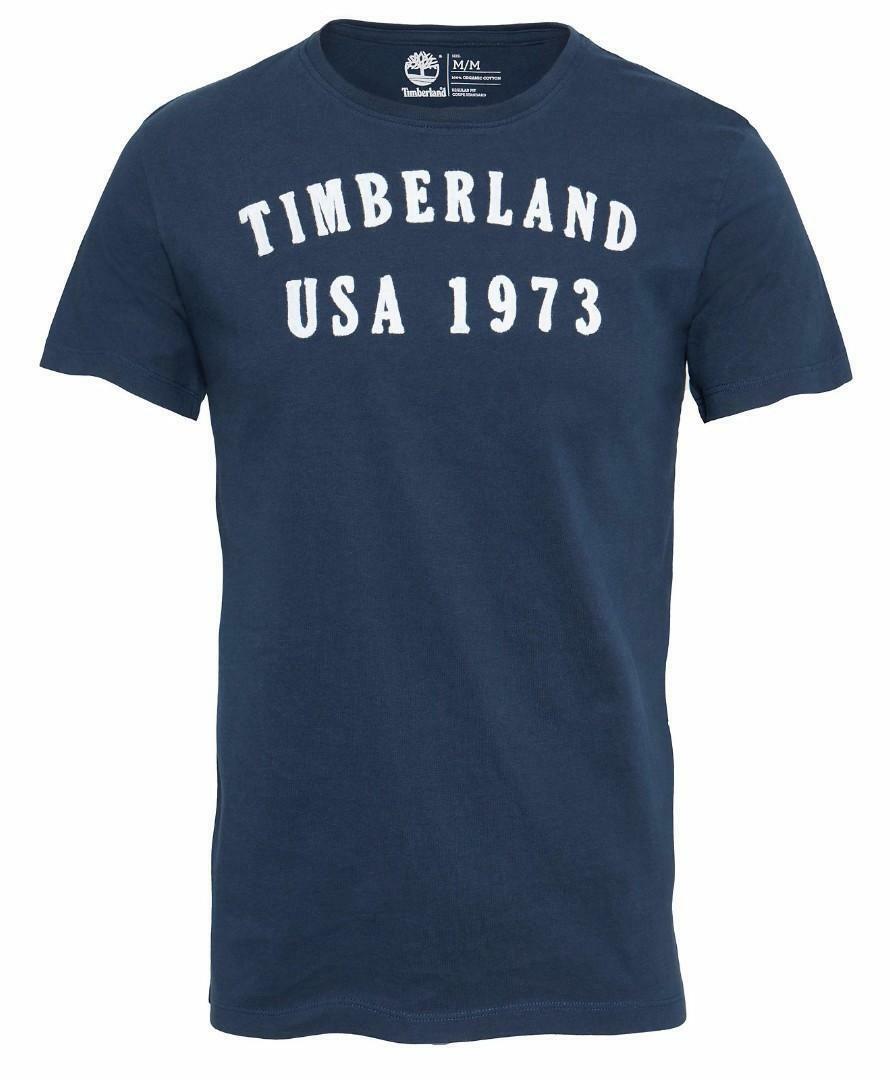 timberland timberland ss brand plus t-shirt uomo blu